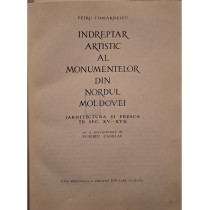 Indreptar artistic al monumentelor din Nordul Moldovei