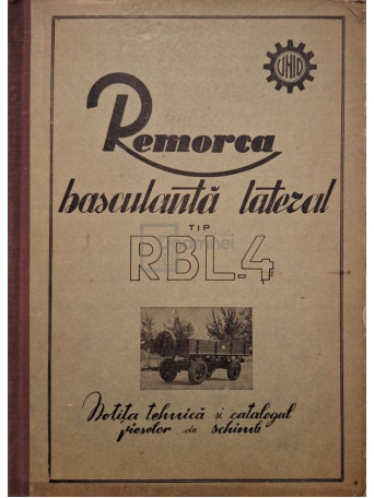 Remorca basculanta lateral tip RBL-4 - Cartonata