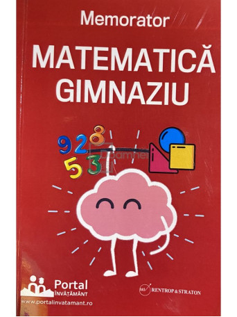  - Memorator matematica gimnaziu - 2023 - Brosata