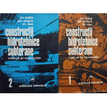 Constructii hidrotehnice subterane, 2 vol.