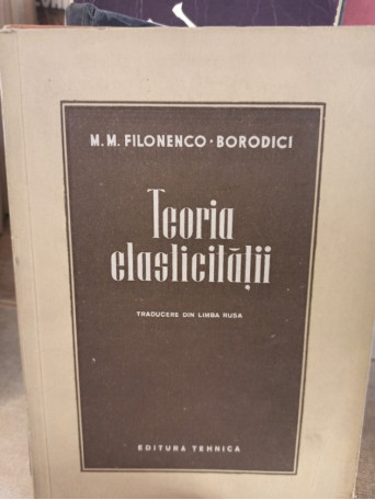 Teoria elasticitatii