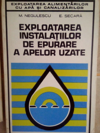 Exploatarea instalatiilor de epurare a apelor uzate