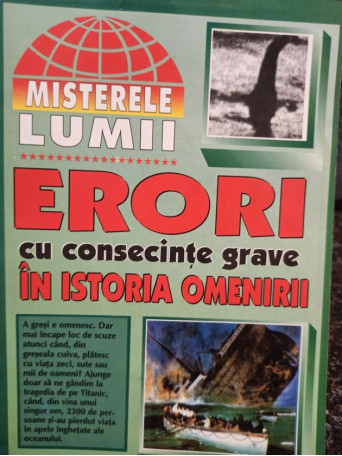 Erori cu consecinte grave in istoria omenirii