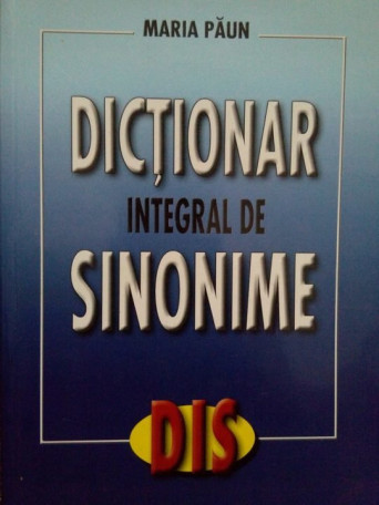 Dictionar integral de sinonime