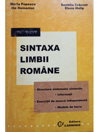 Sintaxa limbii romane