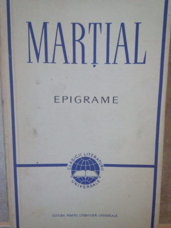 Martial - Epigrame - 1961 - Brosata