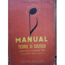 Manual de teorie si solfegii pentru clasa a VIIa a scolilor de muzica