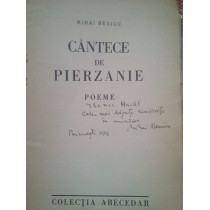 Cantece de pierzanie (semnata)