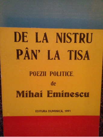 De la Nistru pan' la Tisa
