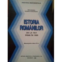 Istoria romanilor de la 1821 pana in 1989