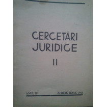 Cercetari juridice vol. II