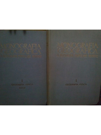 Monografia geografica a Republicii Populare Romane, contine anexe