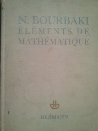 Elements de mathematique