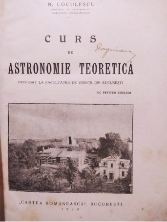 Curs de astronomie teoretica