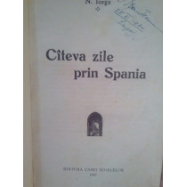 Cateva zile prin Spania