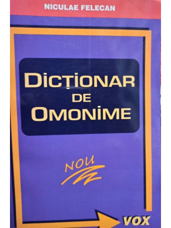 Dictionar de omonime