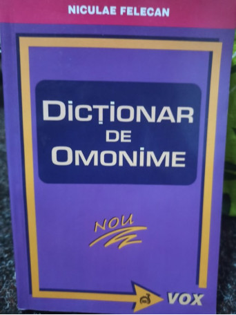 Dictionar de omonime
