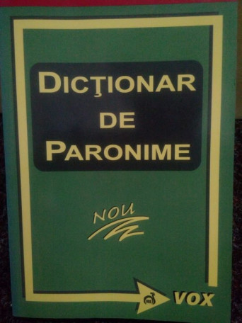Dictionar de paronime
