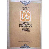 Pentru o pedagogie romaneasca