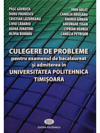 Culegere de probleme pentru examenul de bacalaureat