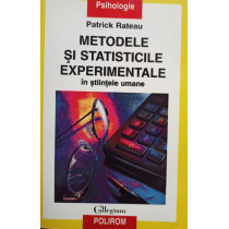 Metodele si statisticile experimentale in stiintele umane