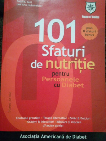 101 sfaturi de nutritie pentru persoanele cu diabet
