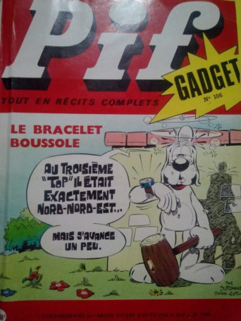 Pif, gadget no 106. Le bracelet boussole