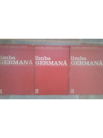 Popescu Lucia - Limba germana, 3 vol. - 1973 - Brosata