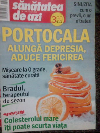 Portocala alunga depresia, aduce fericirea