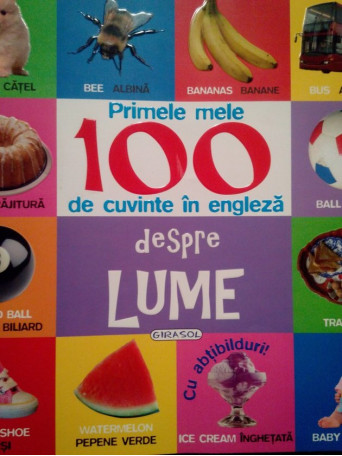 Primele mele 100 de cuvinte in engleza despre lume