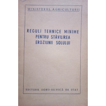 Reguli tehnice minime pentru stavilirea eroziunii solului