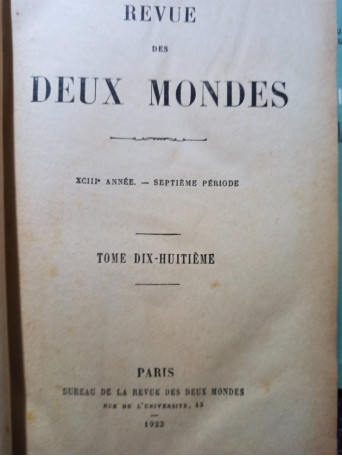 Revue des deux mondes, tome dix-huitieme