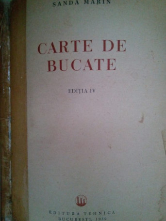 Carte de bucate, ed. IV