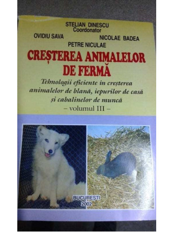Cresterea animalelor de ferma, vol. 3