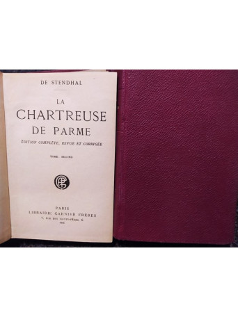 La chartreuse de Parme, 2 vol.