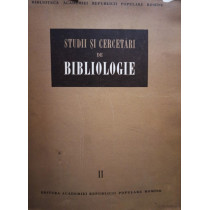 Studii si cercetari de bibliologie, vol. 2