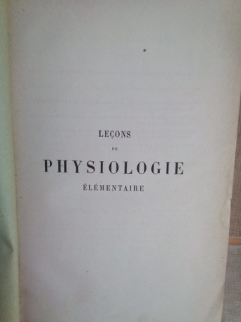 Physiologie elementaire