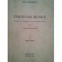 Insemnari zilnice, vol. I