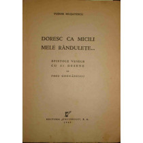 Doresc ca micili mele randulete...