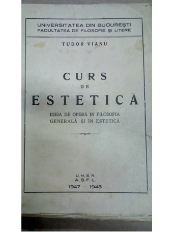 Curs de estetica