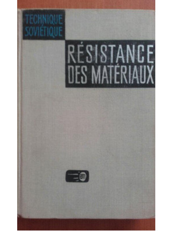 Resistance des materiaux