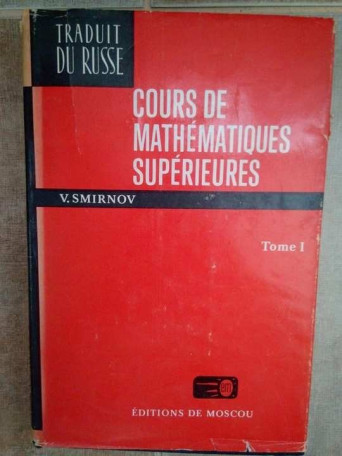 Cours de mathematiques superieures