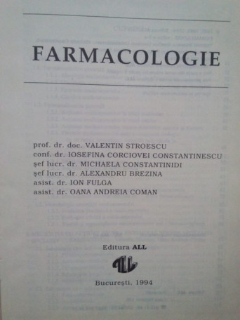 Farmacologie