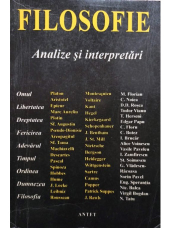 Filosofie - Analize si interpretari