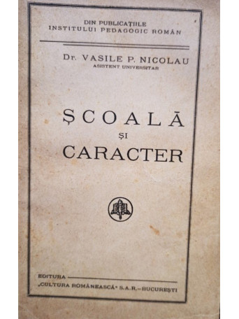 Scoala si caracter