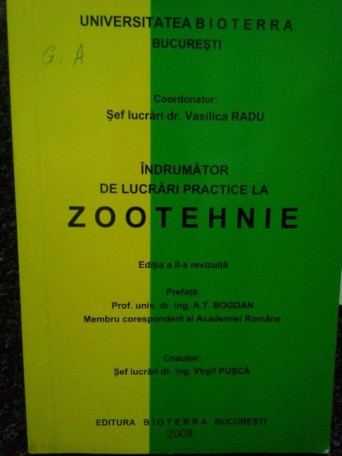 Indrumator de lucrari practice la zootehnie