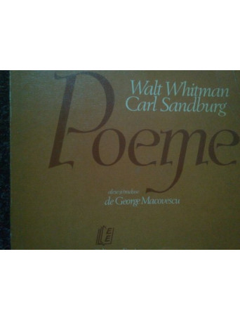 Walt Whitman - Poeme - 1987 - Brosata