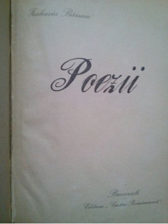 Poezii