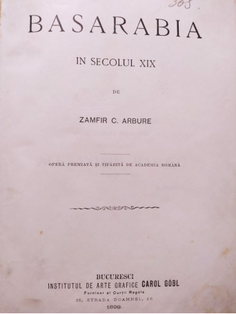 Basarabia in secolul XIX