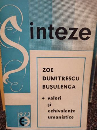 Valori si echivalente umanistice